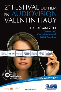 Affiche du Festival de l'Audiovision Valentin Haüy 2011