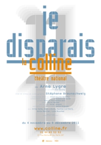 Affiche : "Je disparais" de Arne Lygre